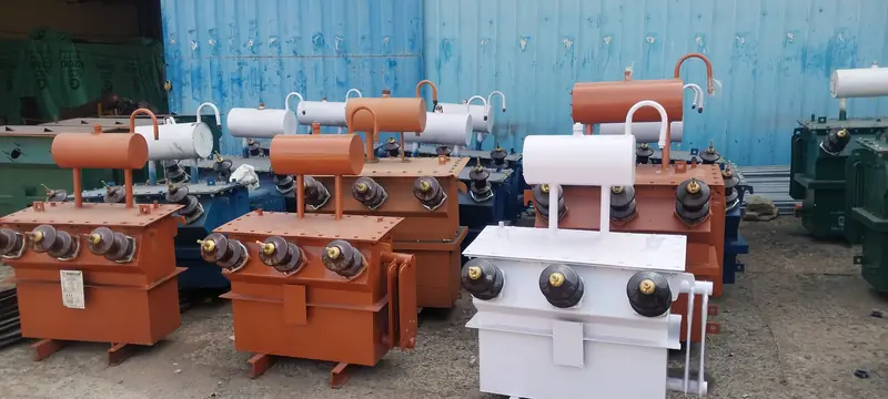 Distribution transformers in customer-specified finishes